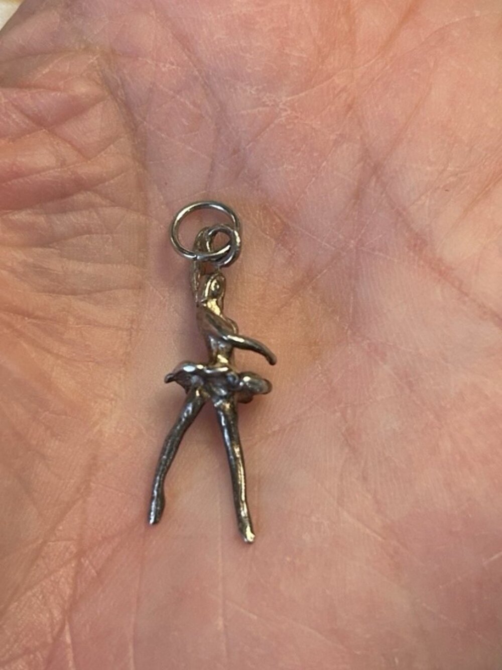 STUNNING Sterling Silver Ballerina Charm